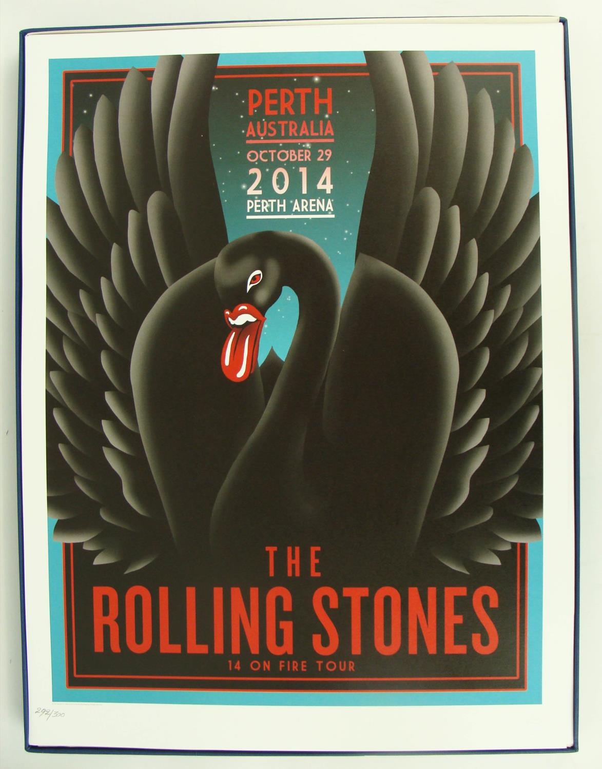 ROLLING STONES '14 on FIRE' BOX SET, of 13 lithographic posters from the 2014 Australia and New - Image 4 of 21