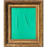 LUCIO FONTANA 'Concetto Spaziale', 1959, pochoir, published in Paris by San Lazzaro, 35cm x 25cm, in