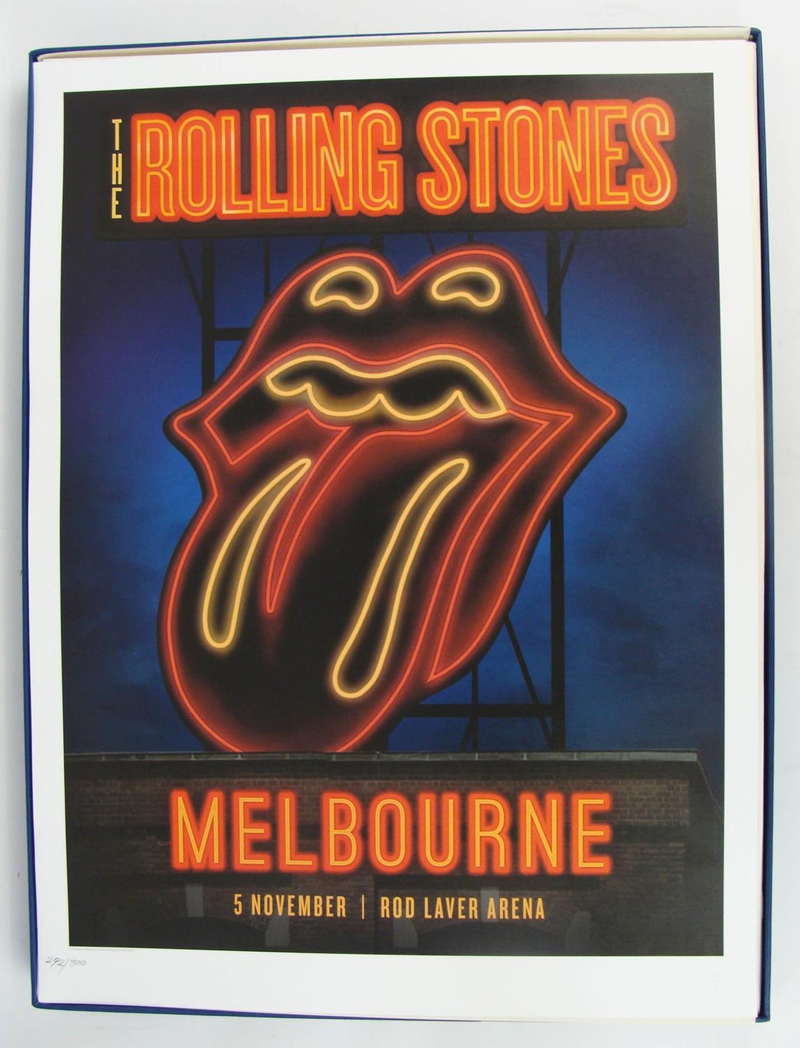 ROLLING STONES '14 on FIRE' BOX SET, of 13 lithographic posters from the 2014 Australia and New - Image 6 of 21