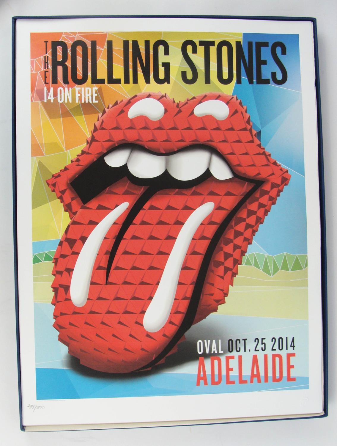 ROLLING STONES '14 on FIRE' BOX SET, of 13 lithographic posters from the 2014 Australia and New - Image 9 of 21