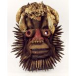 GUENE WAR MASK, Ivory Coast, 'The Ancient One', is an amalgamation of traditional style and the