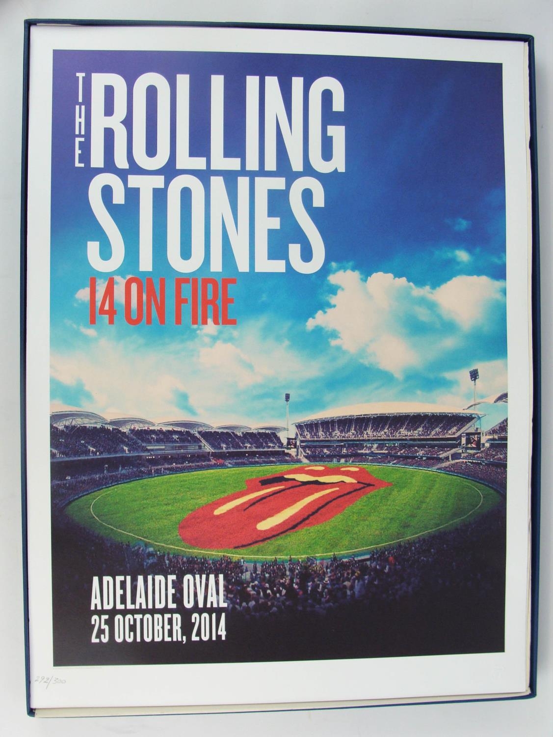 ROLLING STONES '14 on FIRE' BOX SET, of 13 lithographic posters from the 2014 Australia and New - Image 10 of 21