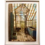 CHRISTIAN BENOIST (French, b.1962) 'La Serre des Près - The Meadow Greenhouse', oil on canvas,