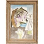 PABLO PICASSO 'Weeping Woman', 1946, pochoir, ref: Carman, 40cm x 25cm, in a vintage French