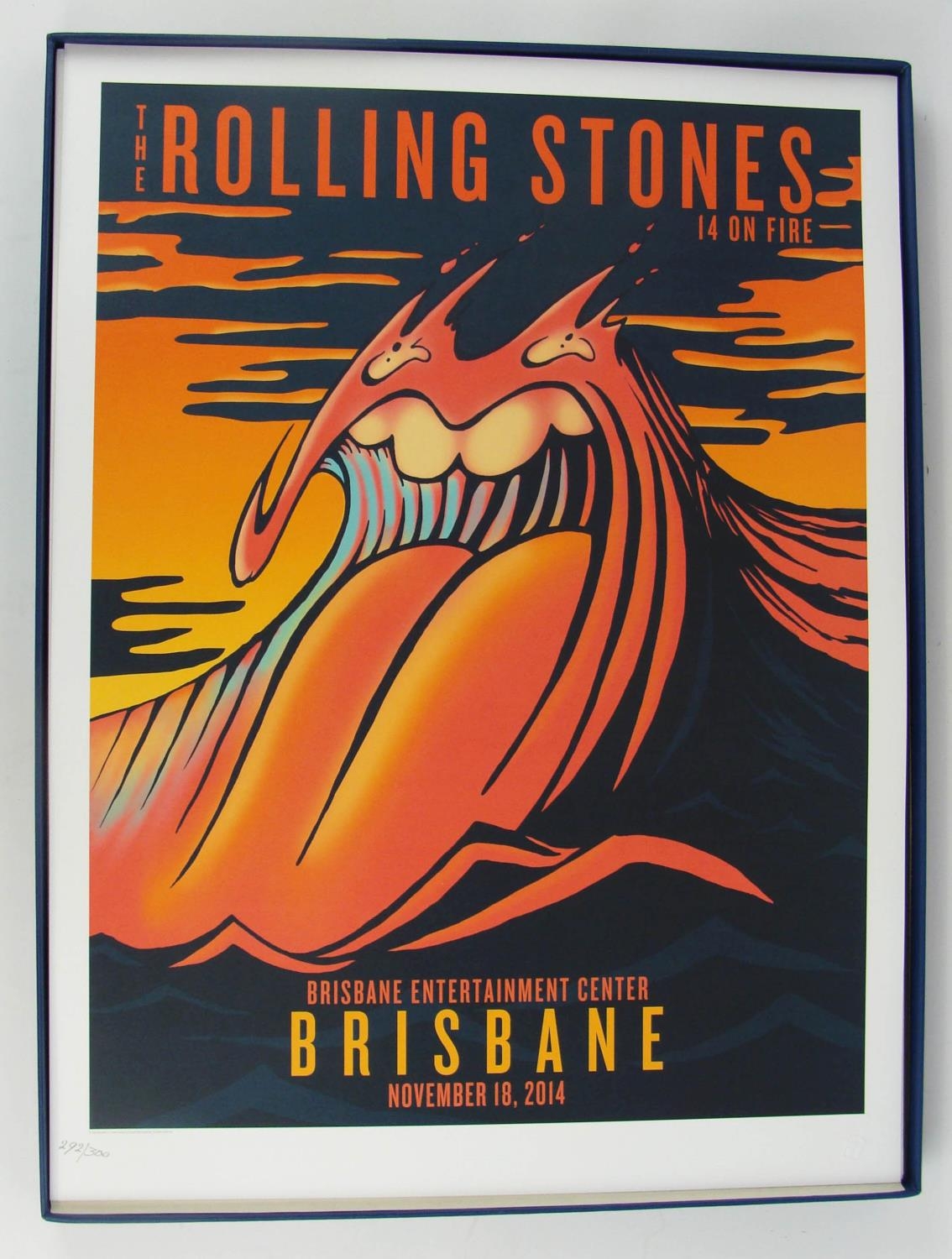 ROLLING STONES '14 on FIRE' BOX SET, of 13 lithographic posters from the 2014 Australia and New - Image 18 of 21