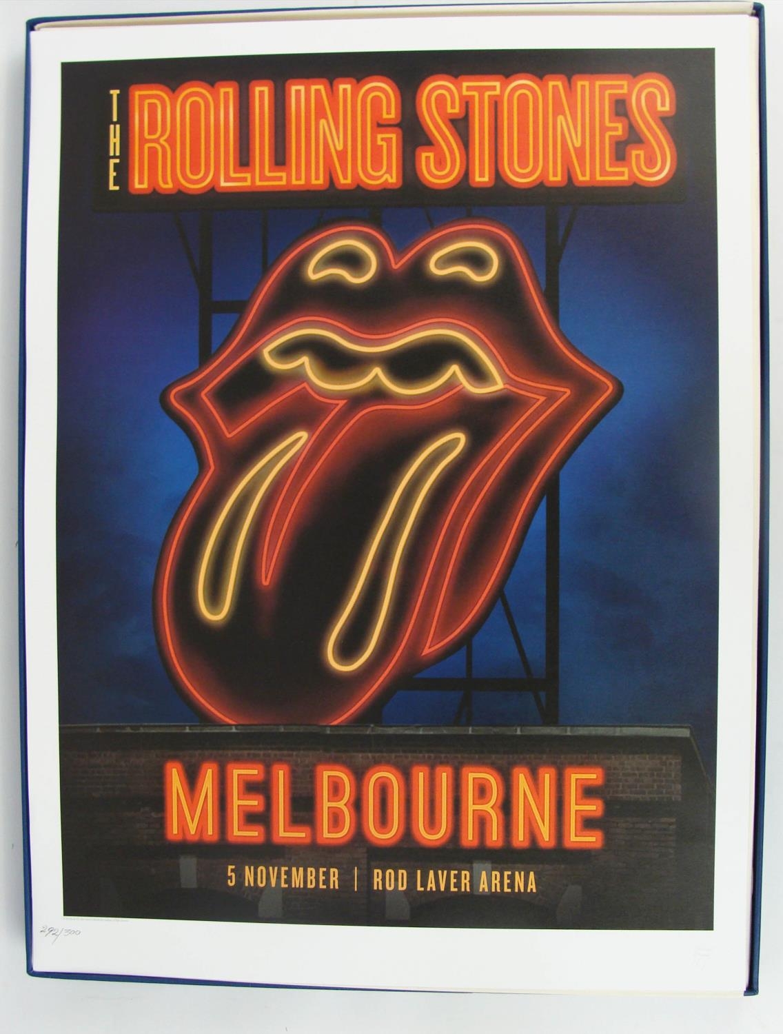 ROLLING STONES '14 on FIRE' BOX SET, of 13 lithographic posters from the 2014 Australia and New - Image 5 of 21