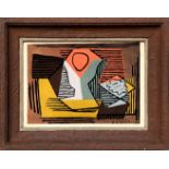 PABLO PICASSO, cubist pochoir, 1929, signed in the plate, 'L'Art Cubiste' portfolio, ref: Moreau,