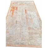 MEDIEVAL DESIGN TAPESTRY, 250cm x 145cm.