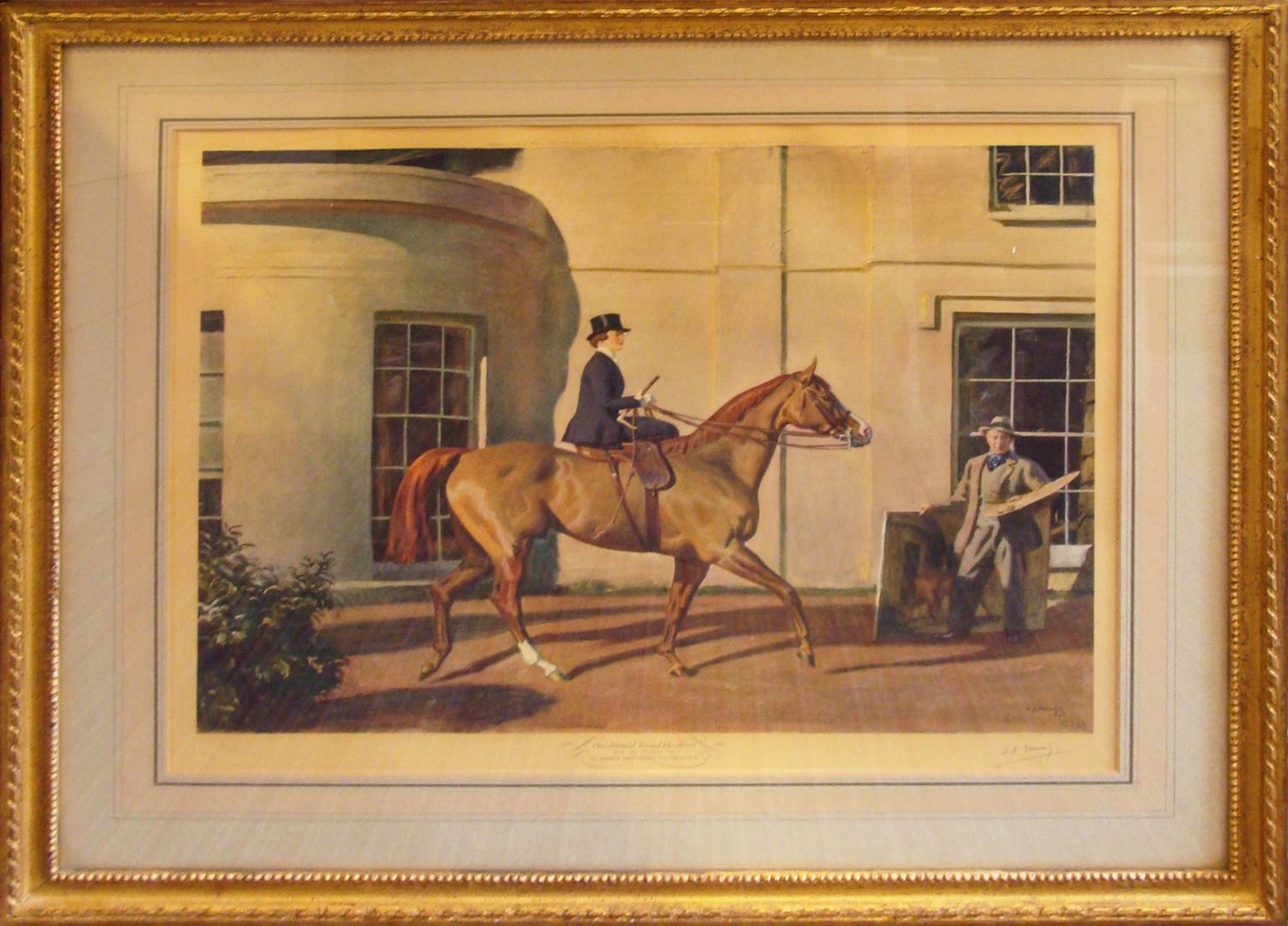SIR ALFRED MUNNINGS KCVO PRA RI (English, 1878-1959) 'Our Mutual Friend the Horse', lithograph in