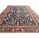 ANTIQUE PERSIAN SERAPI CARPET, 355cm x 260cm.