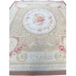 AUBUSSON SAVONNERIE DESIGN CARPET, 310cm x 240cm.