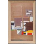 NICOLAS DE STAEL 'Studio in Antibes', quadichrome, signed in the plate, 100cm x 60cm, in a French