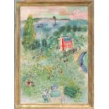 RAOUL DUFY 'Normandie', 1950, lithograph, signed in the plate, 80cm x 59cm, framed and glazed.