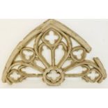 ARCHITECTURAL WALL PLAQUE, gothic style arch design, 130x82x6.