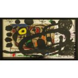 JOAN MIRO (1893-1983) 'Abstract in Colours - Miro Cartons 1965', original lithograph, published