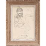 PABLO PICASSO 'Mother and Child', 1946, rare pochoir, signed in the plate, edition of 500, ref.: