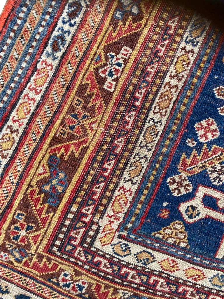 ANTIQUE QASHQAI CARPET, 250cm x 140cm. - Image 4 of 4