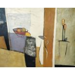 MICHEL PATRIZIO (Canadian, b.1955) 'Still life', oil on canvas, 119cm x 90cm, framed.