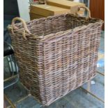 WICKER BASKET, 70cm x 50cm x 69cm, contemporary.