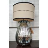 TABLE LAMP, 1950's Italian style with shade, 70cm H.