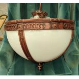CHELSOM CEILING LIGHT, 110cm drop approx.