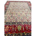 INDIAN AGRA CARPET, 360cm x 260cm.