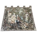 FLEMISH DESIGN TAPESTRIES, two largest, 154cm x 169cm. (2)