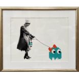 DEATH NYC (American, b.1979) 'Queen Invader', screenprint in colours, signed, dated and numbered