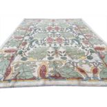 FINE C.F.A VOYSEY DESIGN CARPET, 330cm x 260cm, Arts and Crafts inspired.