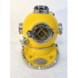 FAUX DIVING HELMET, 46cm x 46cm x 45cm, decorative reproduction US navy design, contemporary