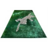 THE RUG COMPANY CARPET, 400cm x 240cm, 'Climbing Leopard' designed by Diane Von Furstenberg.