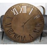 ARCHITECTURAL CLOCK FACE, 126cm diam.