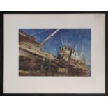 JUDITH KATZ 'Shipwreck and Silent Passage', c-type photoprints, set of five, signed verso, 23cm x