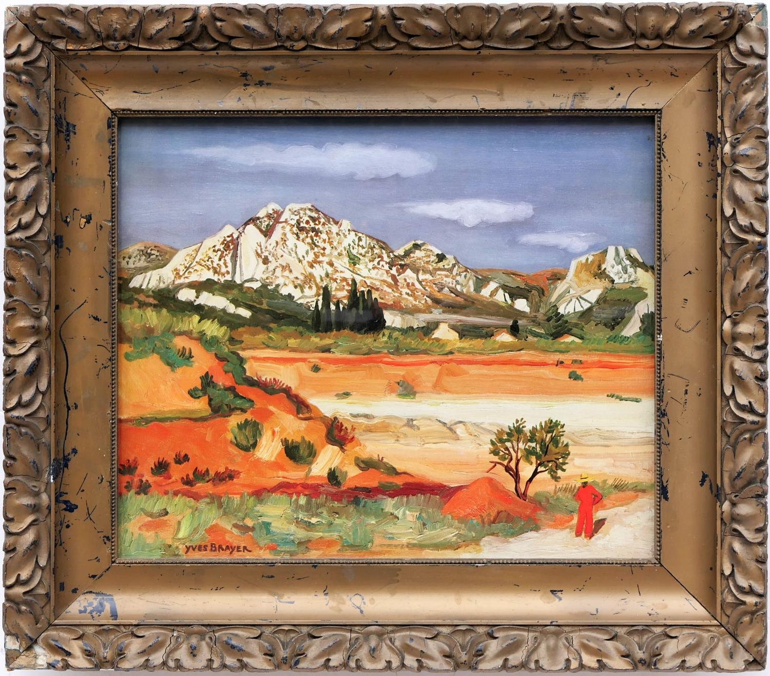 After YVES BRAYER (French, 1907 ? 1990) 'Provence', quadrichome, signed in the plate, 37cm x 25cm,