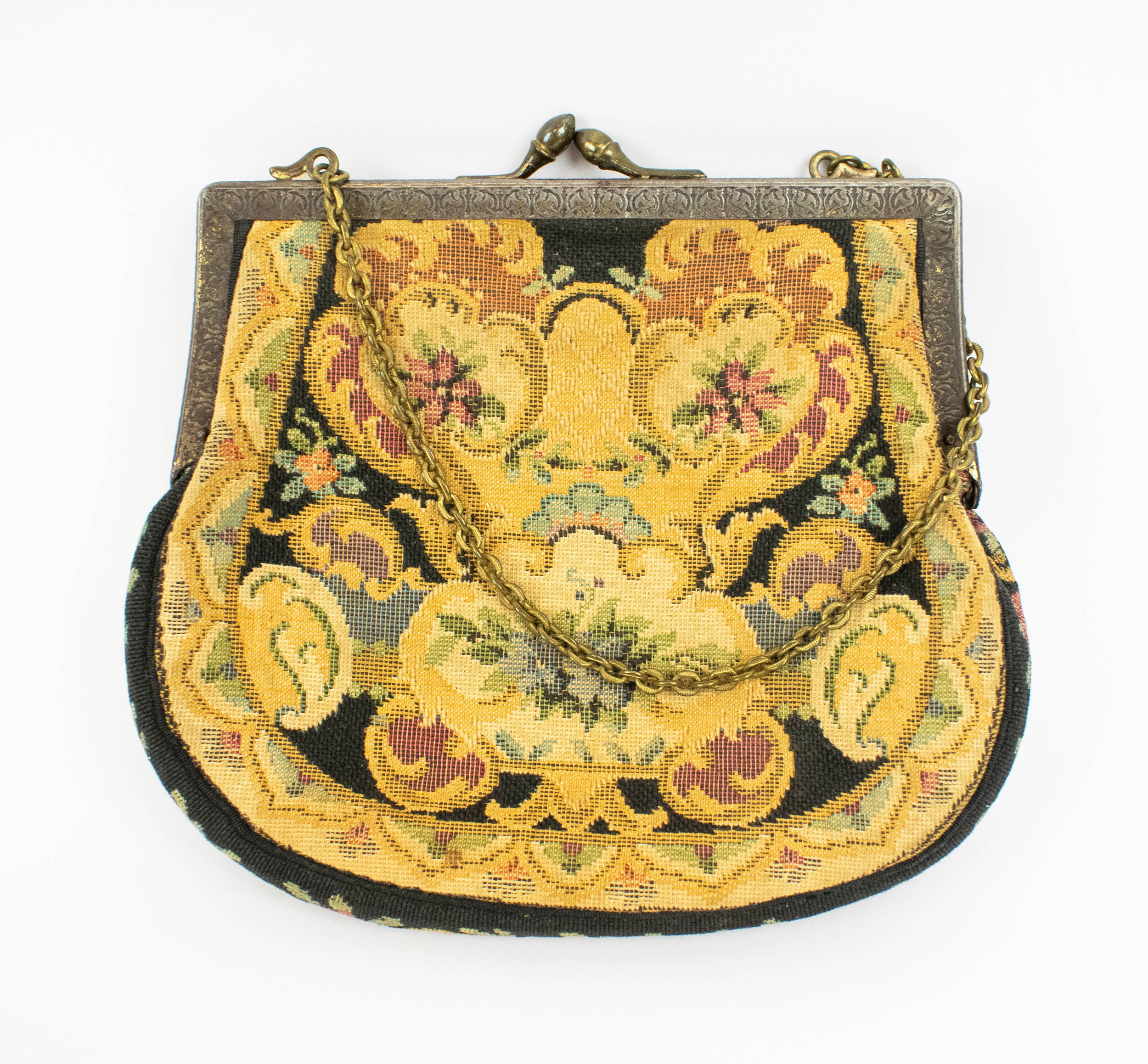 EVENING BAG, Victorian embroidered, together with a Victorian boxed set of three cultured seed pearl - Image 13 of 22
