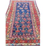 ANTIQUE KARAJA RUG, 190cm x 125cm.