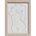 HENRI MATISSE (French, 1869 ? 1954) 'Nude', heliogravure, signed in the plate, printed by Draeger