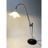 BESTLITE BL1 TABLE LAMP BY ROBERT DUDLEY BEST, 74cm at tallest, with later matched shade.