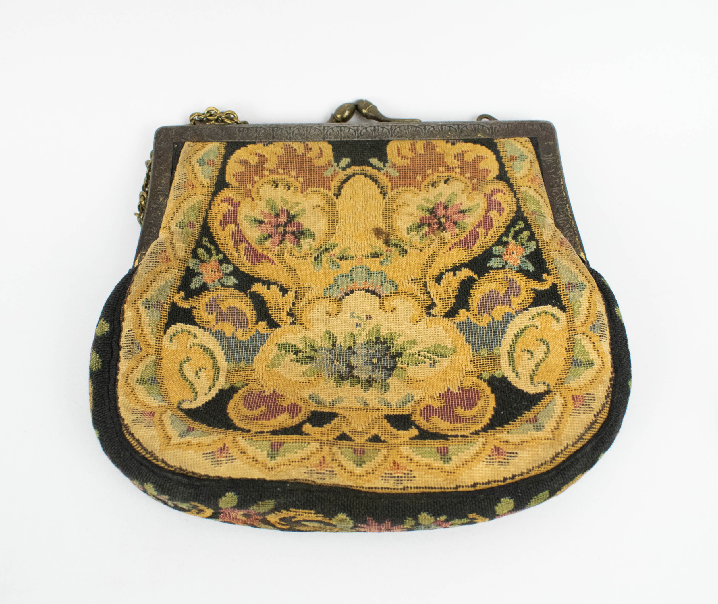 EVENING BAG, Victorian embroidered, together with a Victorian boxed set of three cultured seed pearl - Image 14 of 22
