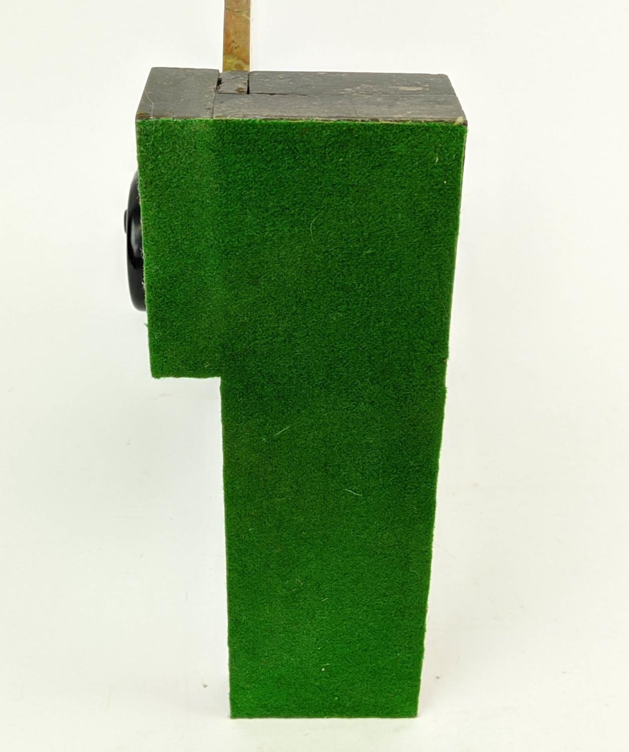 MANTLE CLOCK, MARBLE ART DECO, 1930s, square dial Arabic numbers, 27cm H x 27cm W x 12cm D. - Image 11 of 11