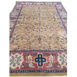 VINTAGE ZEIGLER MAHAL DESIGN CARPET, 375cm x 240cm.