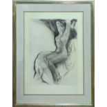 NUDE STUDY, 50cm x 40cm, framed.