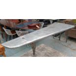 AVIATOR STYLE DESK, 80cm H x 244cm x 85cm, contemporary.