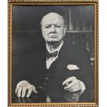 PHOTOGRAPH, Winston Churchill 'Old Winnie', 45cm x 39cm.