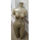 SHONA FEMALE NUDE SCULPTURE, 67cm H x 25cm W x 15 cm D.