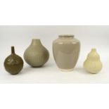 JONATHAN ADLER STUDIO VASES, a collection of three, various contemporary designs, plus a further