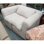 SOFABED, 140cm x 98cm x 75cm H, in a neutral fabric.