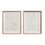 HENRI MATISSE (French, 1869 ? 1954), a pair of collotypes, Tabac N6 and vase J1, suite: Themes and