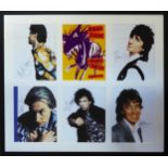 ROLLING STONES URBAN SINGLE, fully signed photographs, provenance from the late Bill Harrison