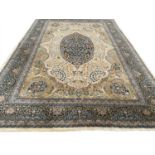 FINE PART SILK KASHMIR CARPET, 300cm x 205cm.